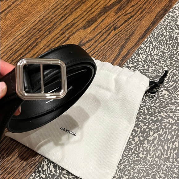 Lié Studio wide Belt Black NWT